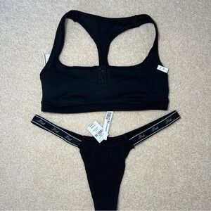 VSPINK bralette & thong matching set